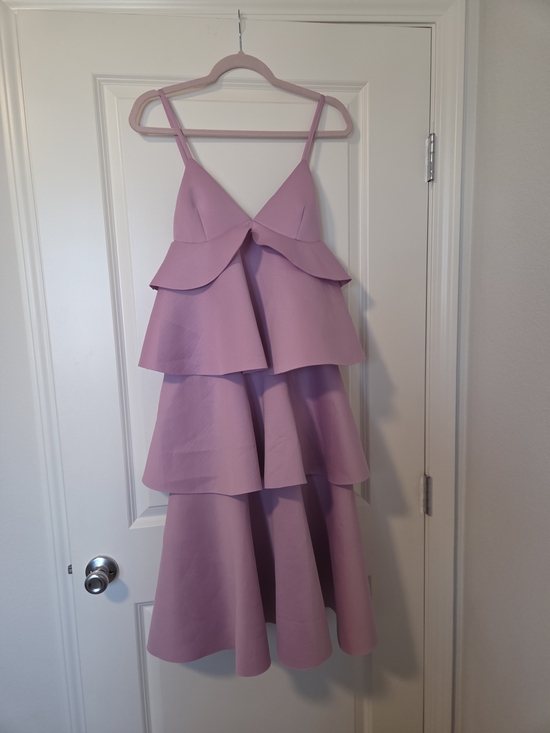 ASOS Dresses & Skirts - ASOS Lilac Tiered Midi Dress